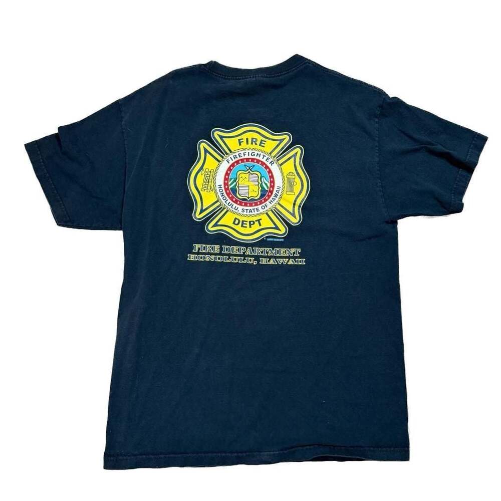 Alstyle Honolulu Hawaii Fire Department Graphic T-Shirt